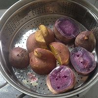 椰奶手工芋圆的做法图解1