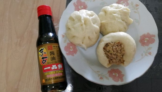 干菜木瓜猪肉包子