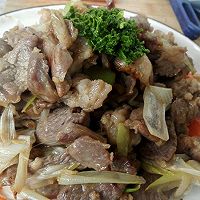 葱椒羊肉的做法图解5