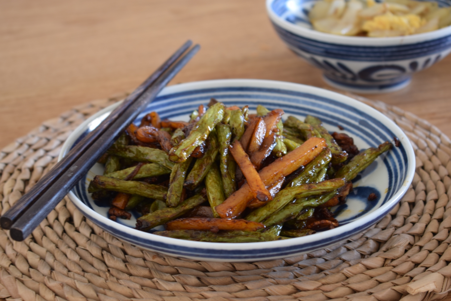 Stir fried beans