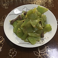 莴笋牛肉的做法图解3