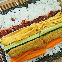 紫菜卷寿司（韩式辣酱&沙拉酱口味）的做法图解16