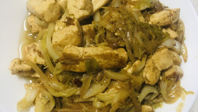 白菜炖豆腐
