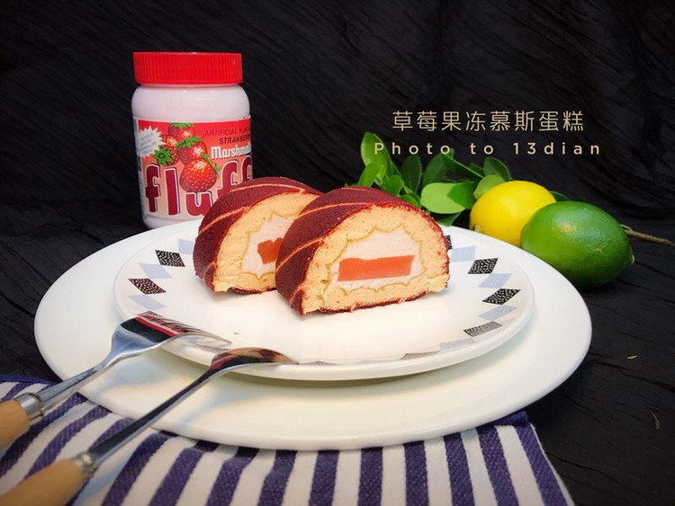 Fluff草莓果冻慕斯蛋糕的做法