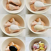 蒜香黄油鸡腿#好吃不上火#的做法图解2