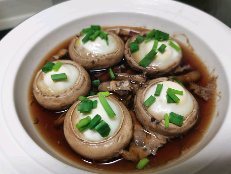 口蘑鹌鹑蛋的做法
