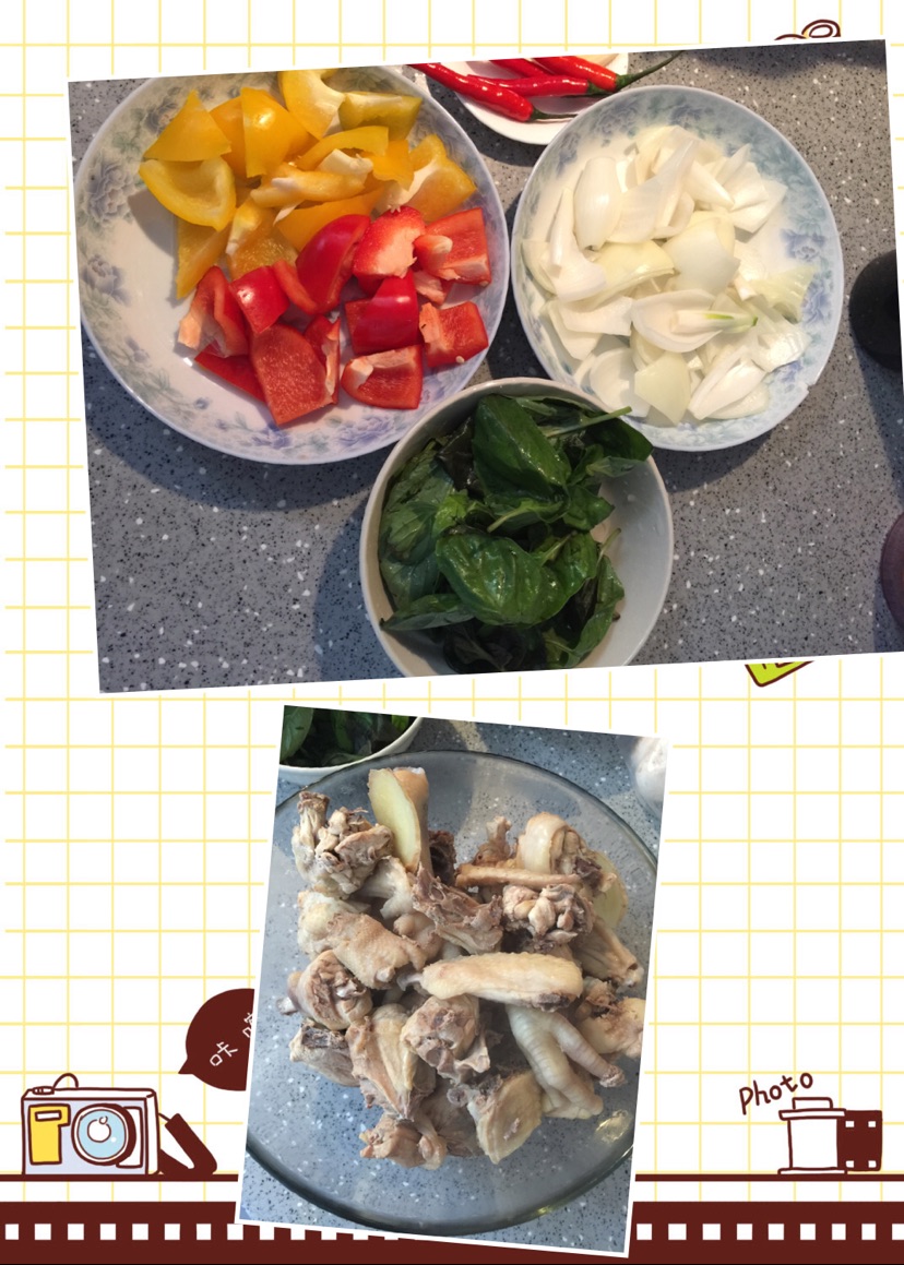 三杯鸡的做法图解1