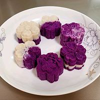紫薯山药辅食月饼的做法图解5
