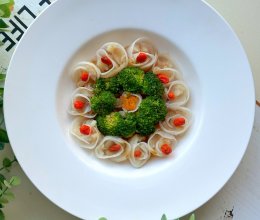 #极地鲜味厨艺大比拼#鲜香营养蒸-阿拉斯加狭鳕鱼萝卜花朵的做法