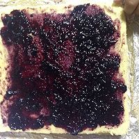 蓝莓果酱虎皮蛋糕卷的做法图解25