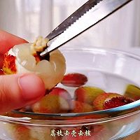 荔枝芒果酸奶冻的做法图解2
