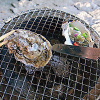 #春季减肥，边吃边瘦#碳烤海蛎的做法图解2