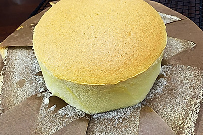原味古早蛋糕—烫面蒸蛋糕（6寸圆模具）
