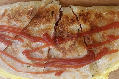 手抓饼包蛋