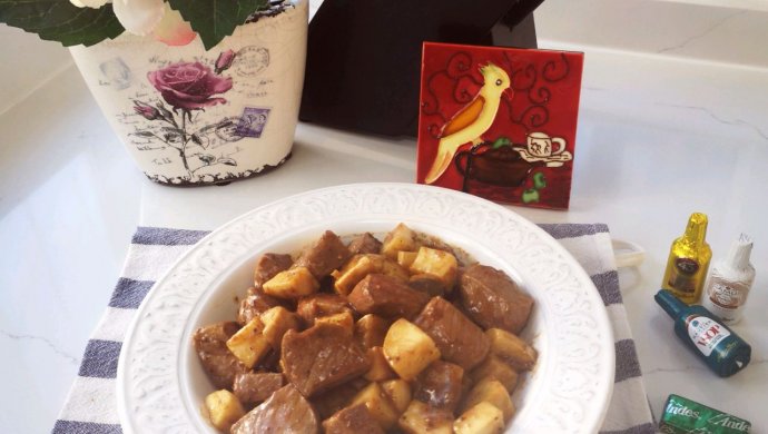 鲍菇黑椒牛肉粒