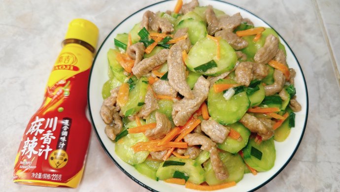 牛肉炒黄瓜