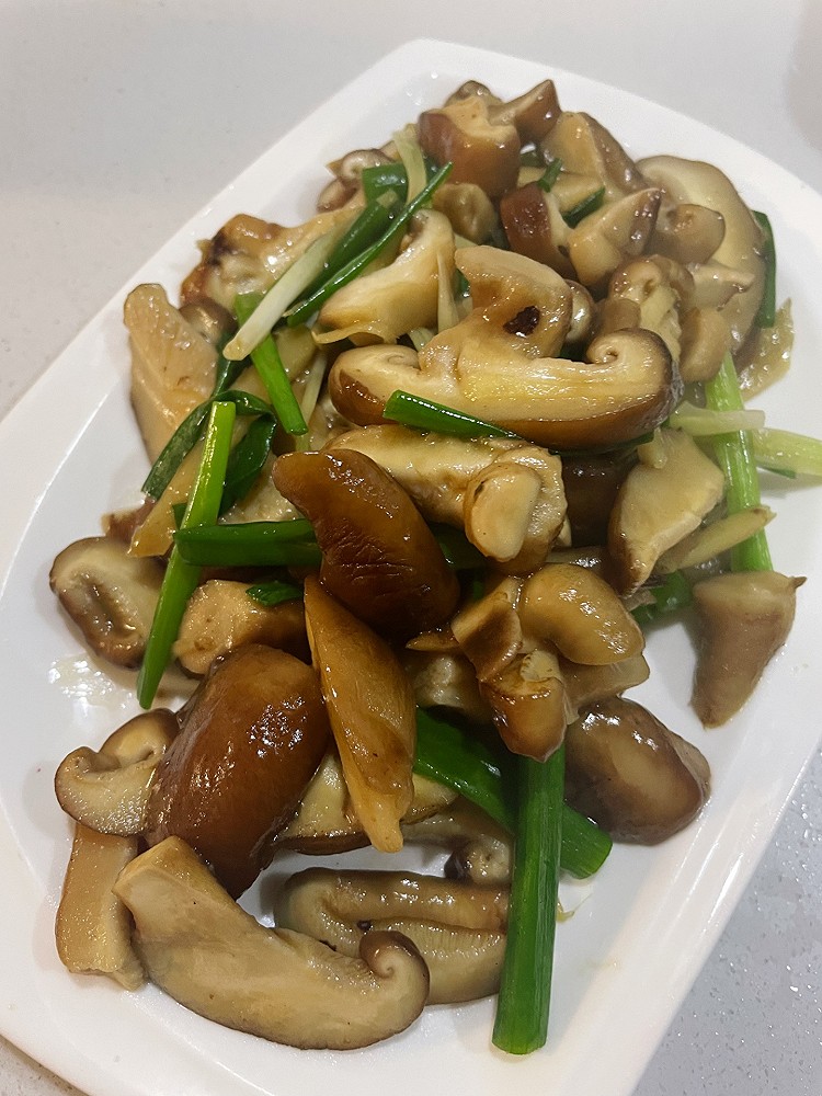 清炒蘑菇的做法