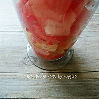 西瓜蜜桃酸奶饮的做法图解3