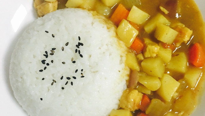 咖喱鸡肉饭