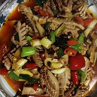 老干妈腰花的做法图解5
