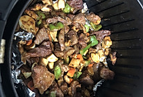 空气炸锅版黑胡椒杏鲍菇牛肉粒的做法