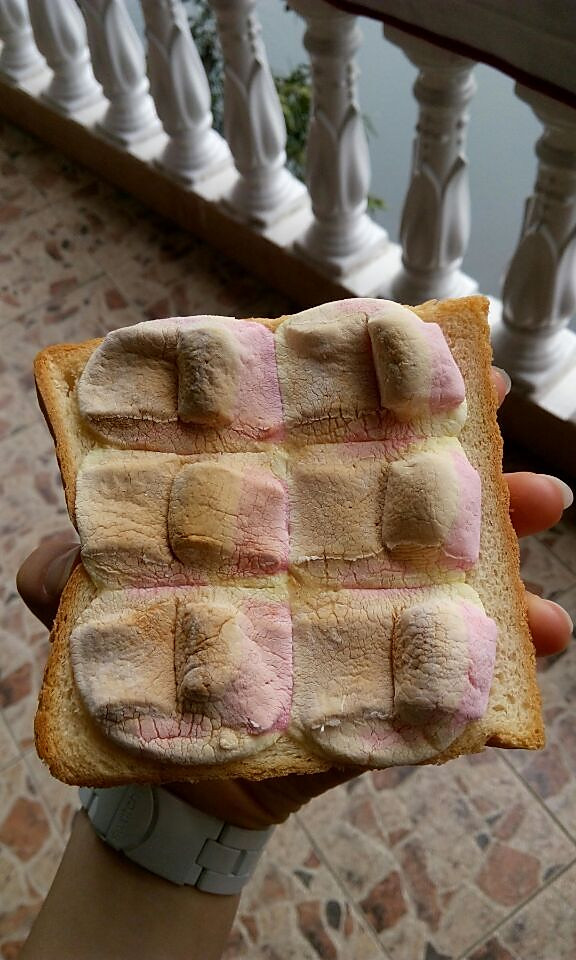 姐姐（grace）的萌萌哒，棉花糖面包片