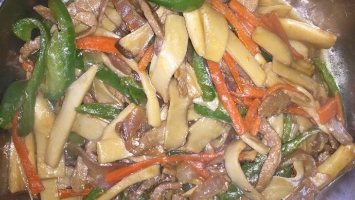 瘦肉炒杏鲍菇