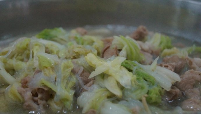 羊肉白菜粉丝汤