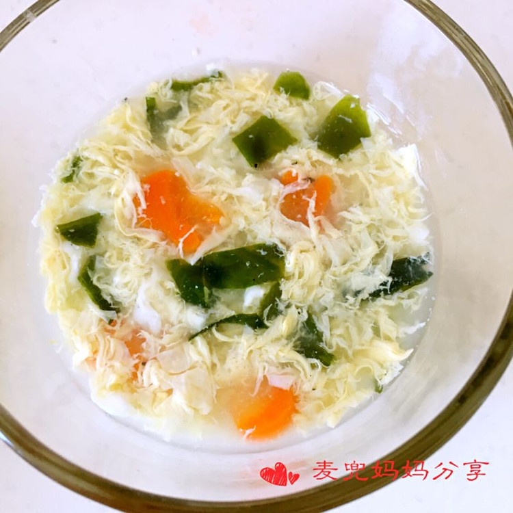 宝宝辅食：裙带菜蛋花汤的做法