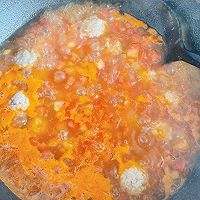 番茄肉丸汤的做法图解14