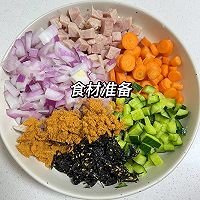 0技术的海苔肉松拌饭｜能吃上一周的做法图解2