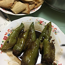 辣椒酿肉