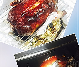北京烤鸭烤箱版（附带荷叶饼做法）的做法