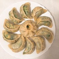 韭菜鸡蛋水煎饺的做法图解12