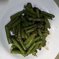 素炒豆角的做法图解4