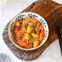 土豆火腿焖面的做法图解16