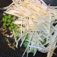 毛豆茭白肉丝的做法图解6