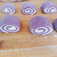 奶香紫薯小馒头的做法图解14