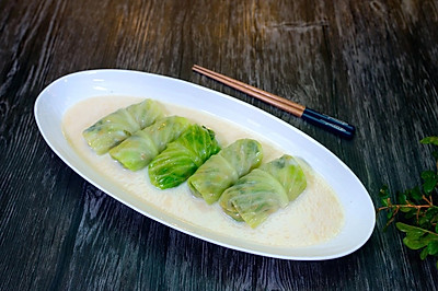 养肤又美味的祛火神器 | 豆乳包菜卷