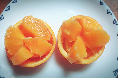 花式切橙（水果摆盘）