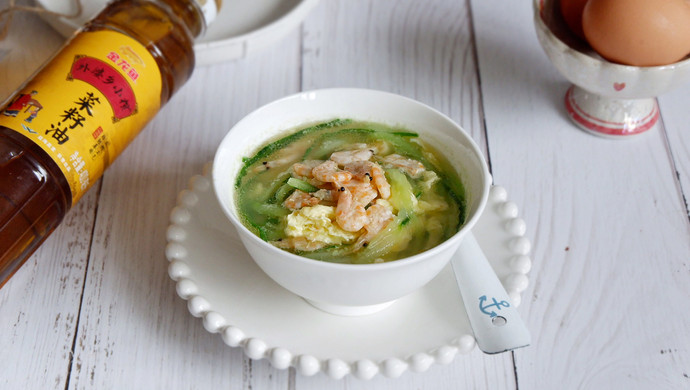 磷虾青瓜蛋汤