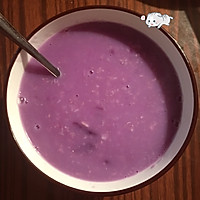 （八分钟快速健康）早餐紫薯燕麦粥的做法图解4