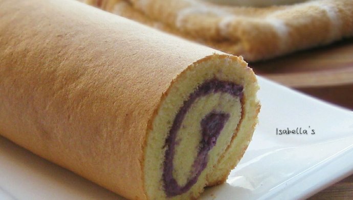 紫薯奶油卷