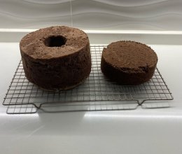可可杏仁味戚风蛋糕的做法