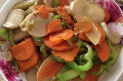 小炒鲍菇