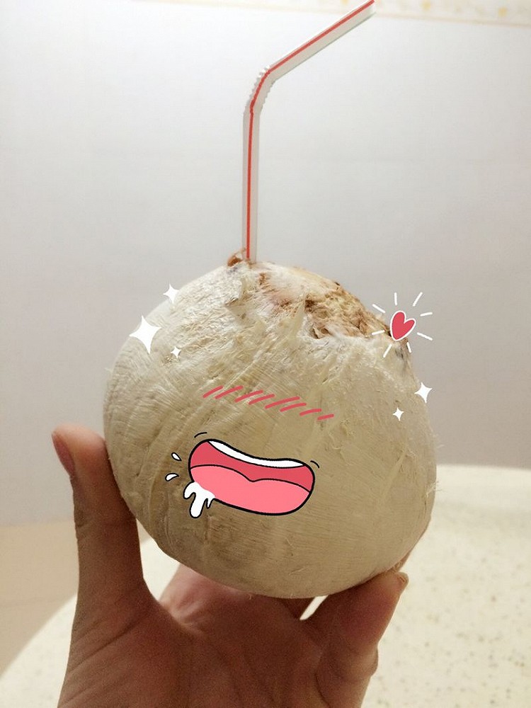 冰镇椰子的做法
