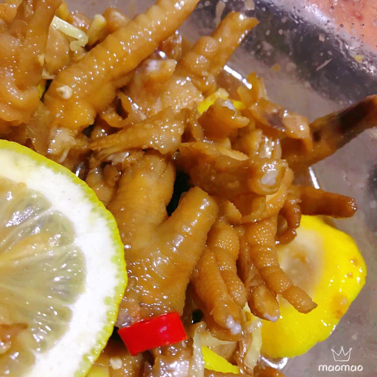 柠檬酸辣无骨鸡爪的做法