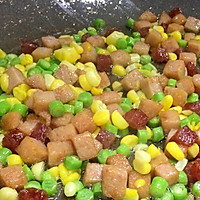 圣诞花环炒饭#令人羡慕的圣诞大餐#的做法图解5