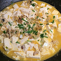 蟹肉咸蛋黄豆腐的做法图解4