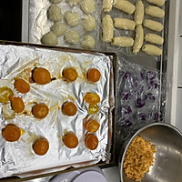 紫薯麻薯肉松蛋黄蛋黄酥的做法图解11